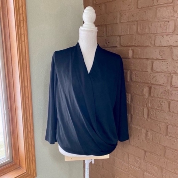 MM Lafleur Deneuve Top Shirt black Gorgeous Size large - Picture 1 of 6